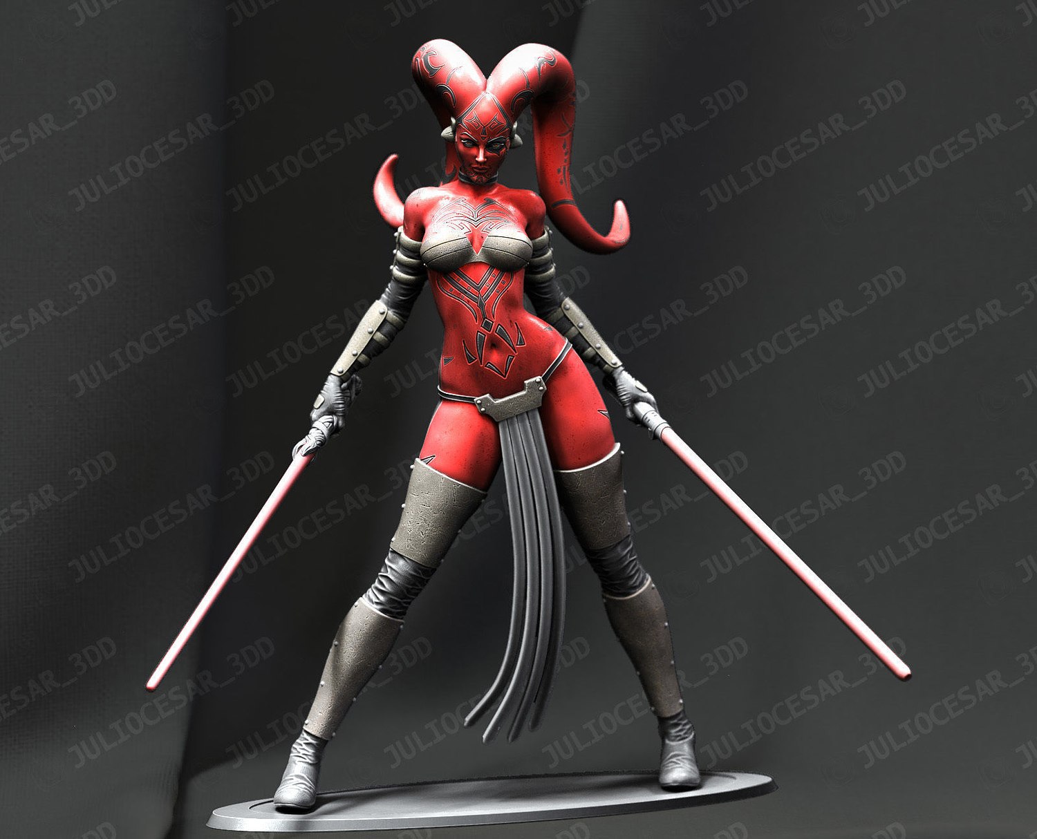 Estrela guerras darth garra 3D print model - Mito3D