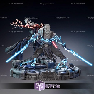 starkiller galen marek 3d stampa figurina stella guerre stl File 3d print model - Mito3D