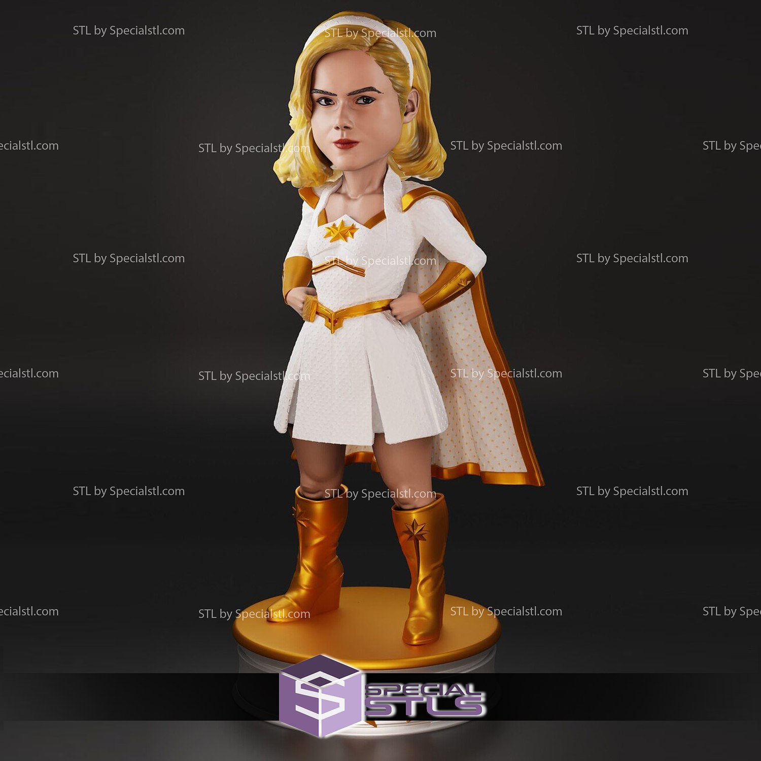 luce stellare chibi 3D print model - Mito3D