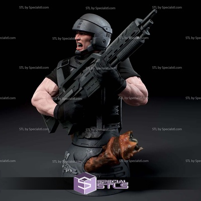 starship troopers bust printable models movie specialstl 3d print model - Mito3D