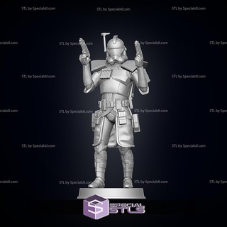 guerra Galaxias arco soldado pose 1 Listo 3d impresión 3d print model - Mito3D