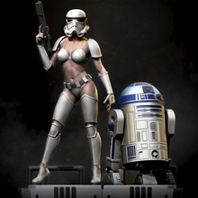 stormtrooper sexy starwars 3d print model - Mito3D