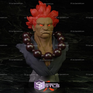 street fighter bust stl files collection v2 3d print model - Mito3D