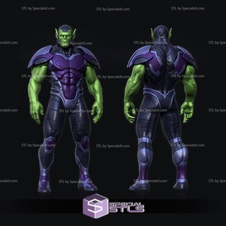 super skrull basic pose ready 3d print model 3d print model - Mito3D