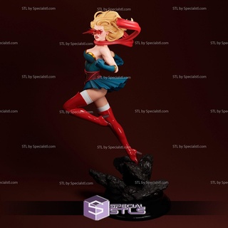 supergirl bomba stl arquivos versão dc 3d print model - Mito3D