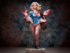 supergirl escada 3d print model - Mito3D