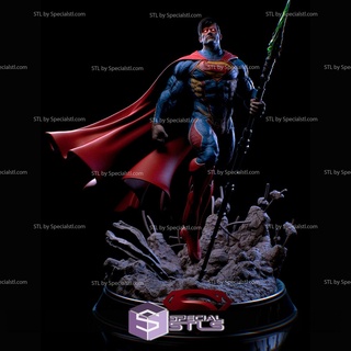 superman 3d model action 3d print model - Mito3D