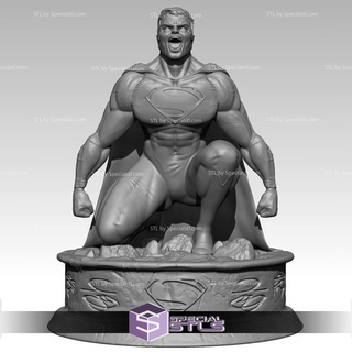 Superman colère 3d modèle 3d print model - Mito3D