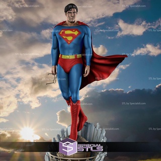 Süpermen Christopher reeve v3 3d baskı heykelcik stl Dosyalar 3d print model - Mito3D