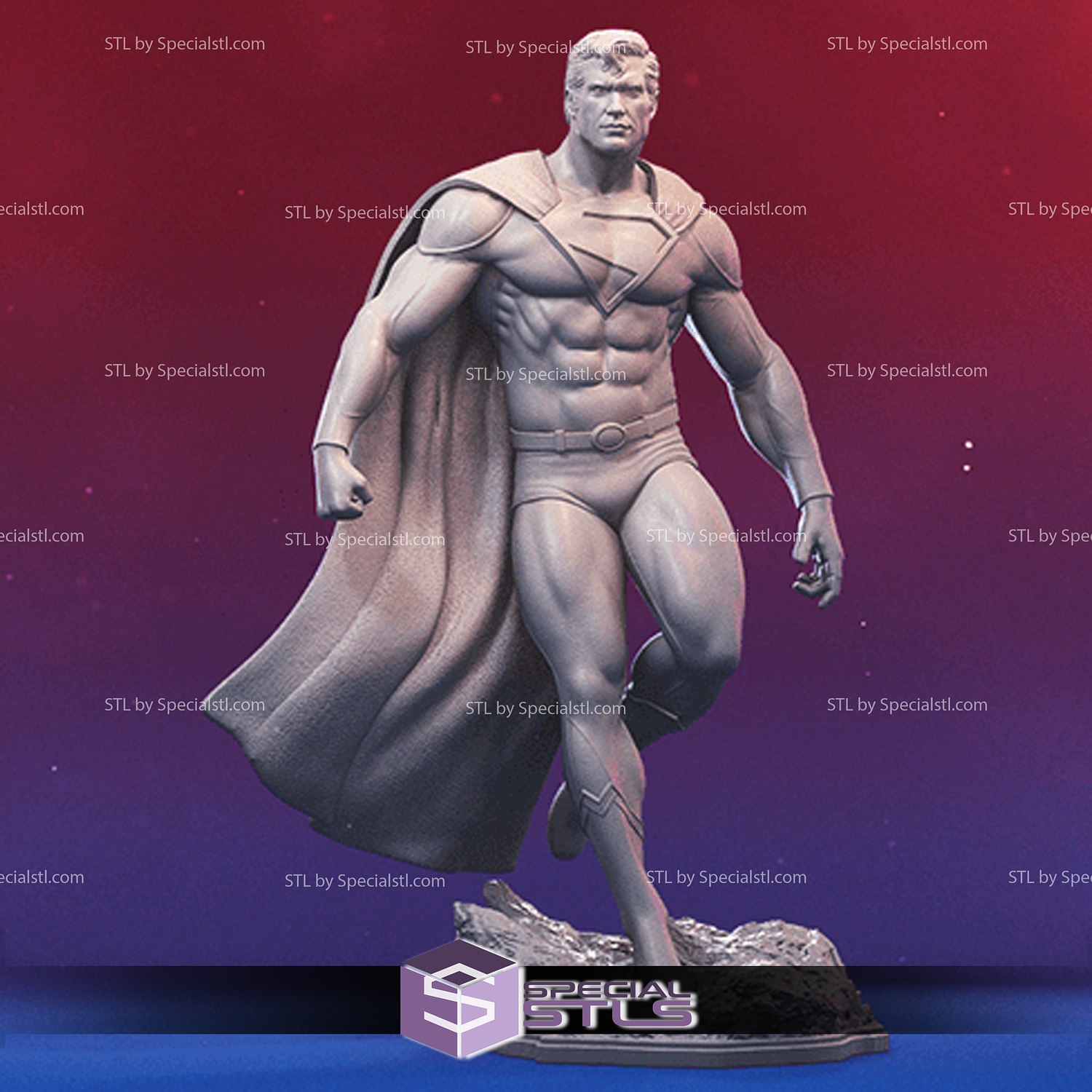 Super homen clássico stl arquivos 3D print model - Mito3D