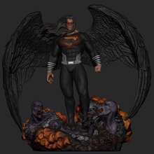 superman evil 3d print model - Mito3D