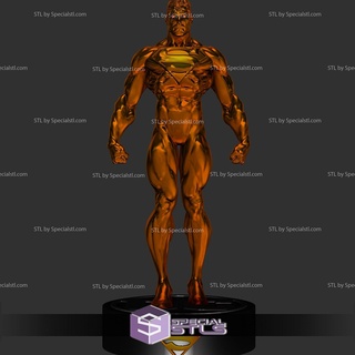 Superman d'or héraut 3d print model - Mito3D