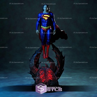 superman nicolas cage version 3d printing figurine flash stl files 3d print model - Mito3D