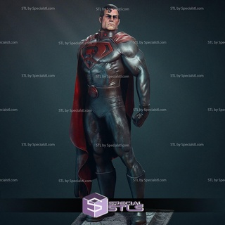 superman red son communist flag 3d printing figurine 3d print model - Mito3D