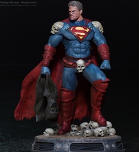 Superman crâne mal dc 3d print model - Mito3D