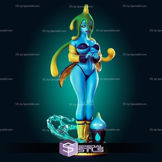 suu thicc monstre musume 3d impression figurine 3d print model - Mito3D