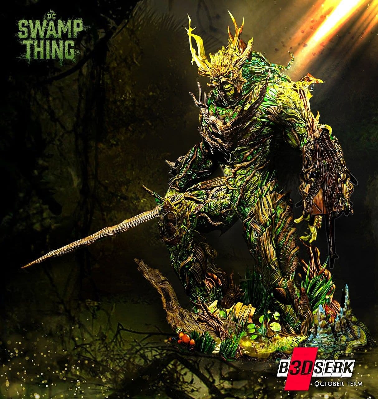 swamp dc 3D print model - Mito3D