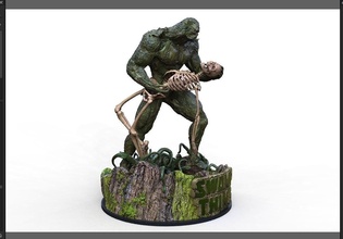 Sumpf Statue dc 3d print model - Mito3D