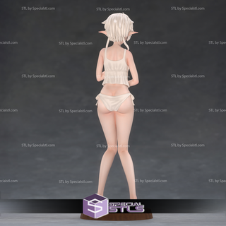 sylphiette first night pose mushoku tensei ready 3d print 3d print model - Mito3D
