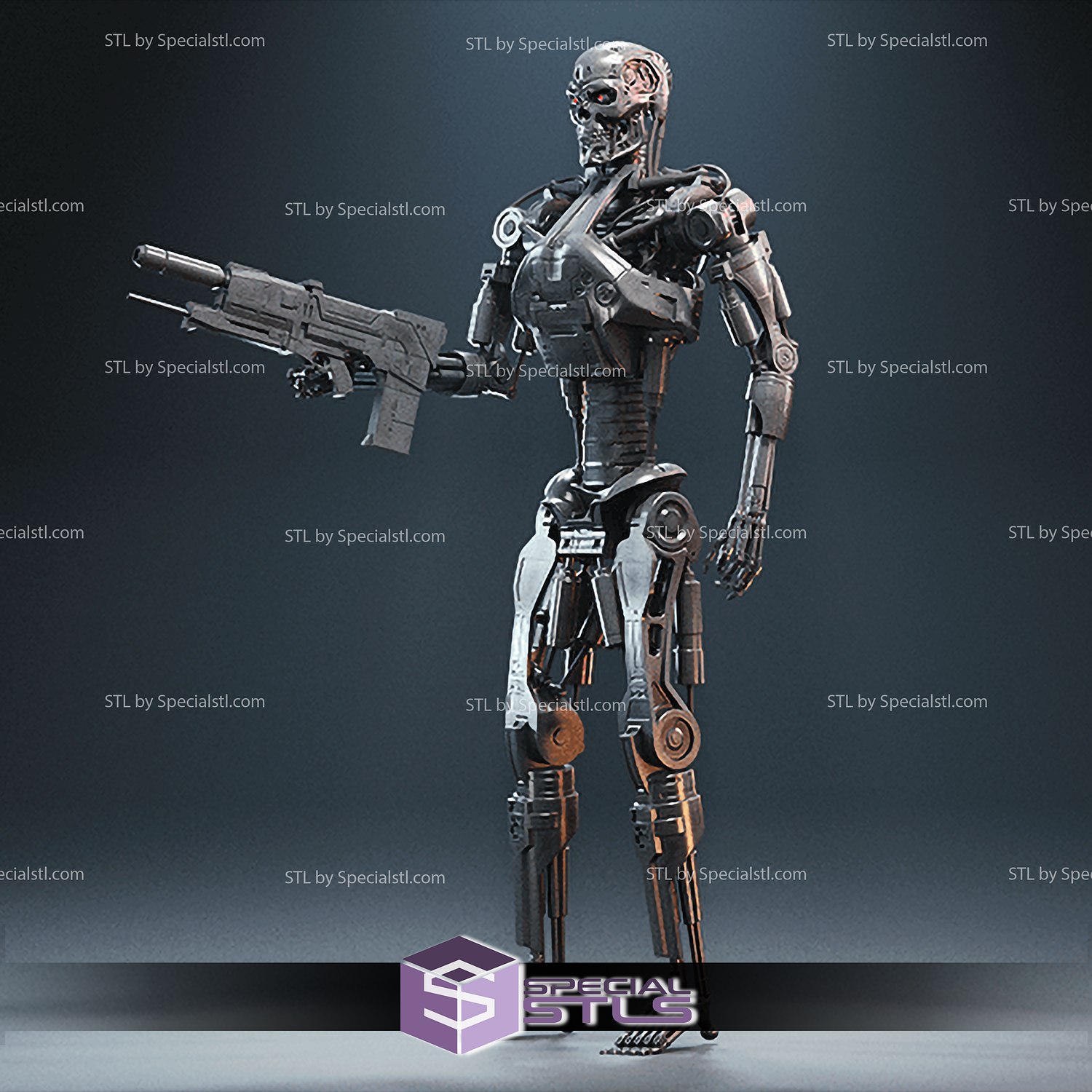 t-800 endoskeleton 3d printable terminator stl files 3D print model - Mito3D
