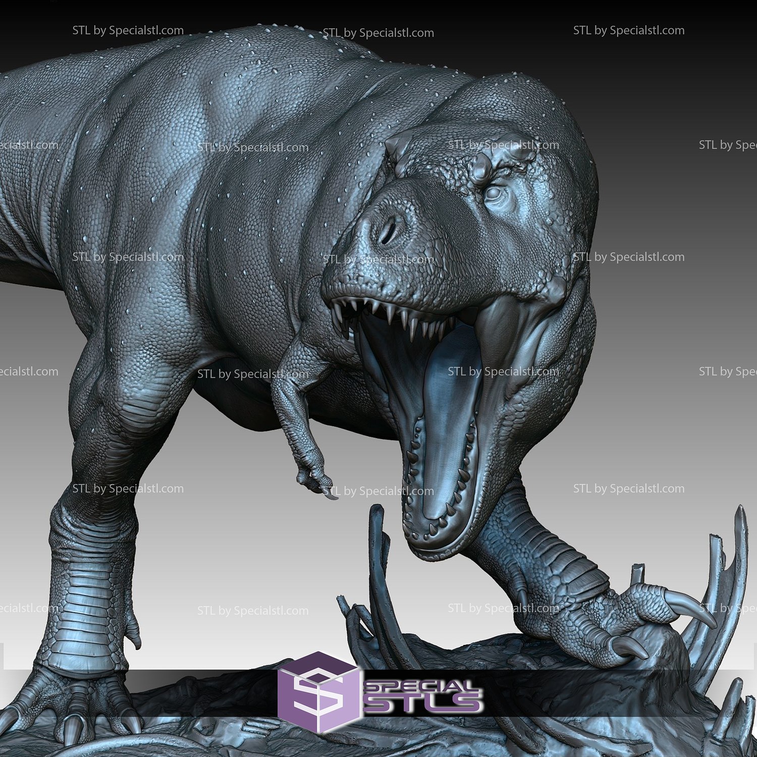 t rex Admirador arte 3D print model - Mito3D