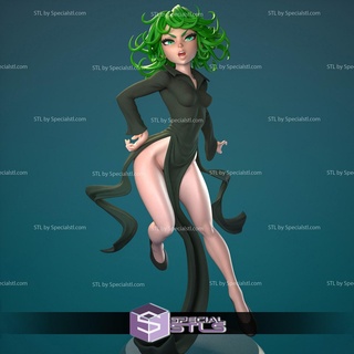 tatsumaki version 3d impression figurine coup poing homme stl dossiers 3d print model - Mito3D