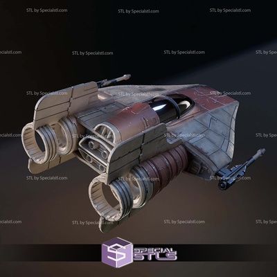 chá luz wing guerra estrelas imprimível modelos especial 3d print model - Mito3D