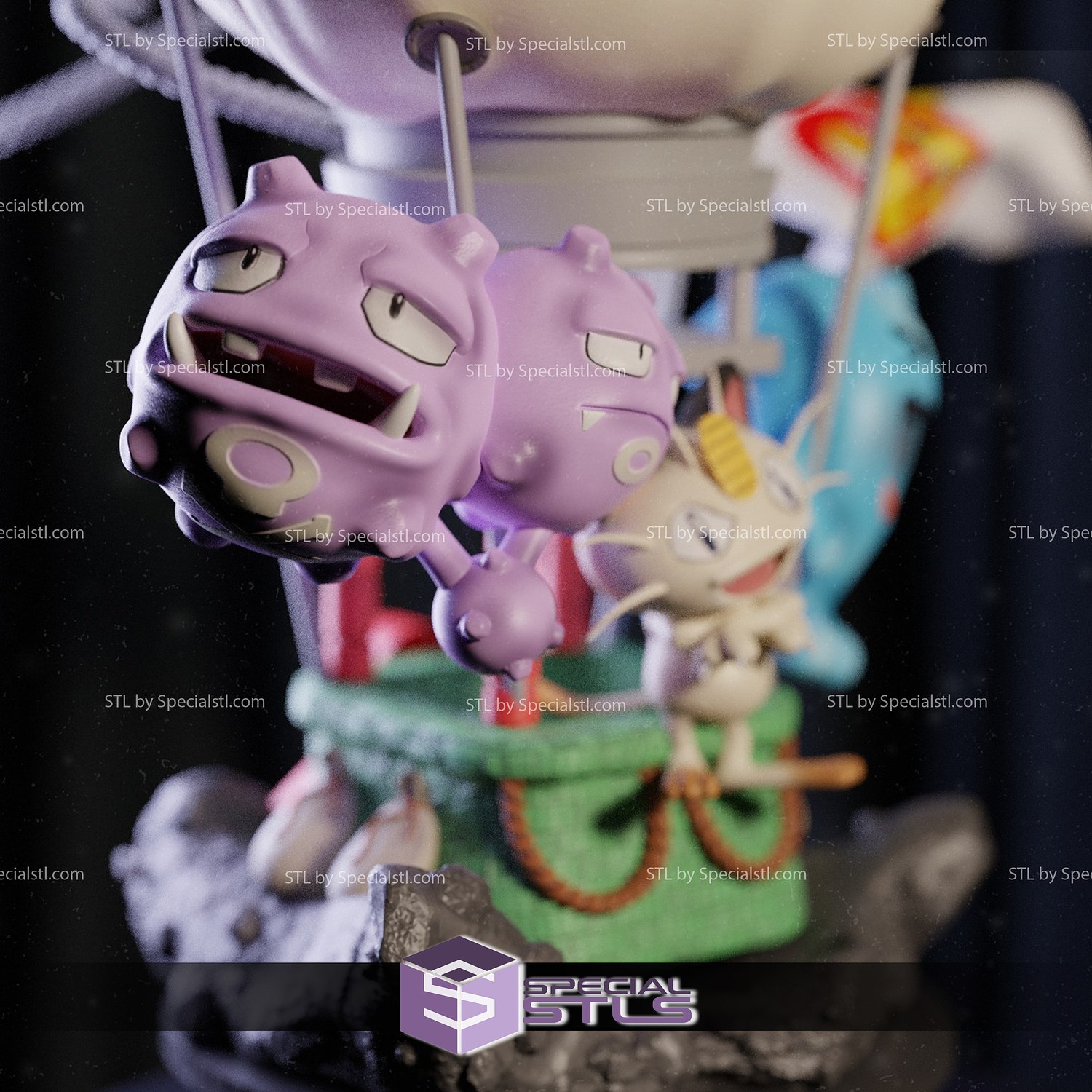 team rocket pokemon stl files 3D print model - Mito3D