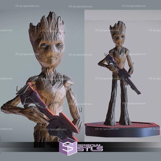 adolescente Groot 3d Stampa stl 3d print model - Mito3D