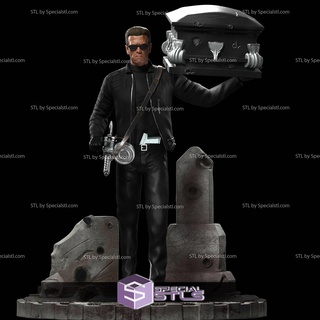 Terminator Sarg 3d drucken stl Modell 3d print model - Mito3D