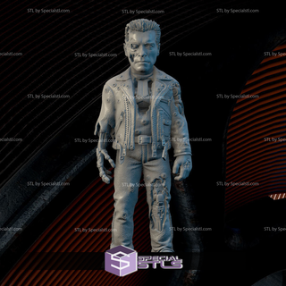 Terminator Beschädigung Chibi 3d Drucken Figur 3d print model - Mito3D