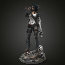 terminator girl fanart 3d print model - Mito3D