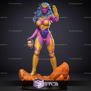 Thanos kız 3d print model - Mito3D