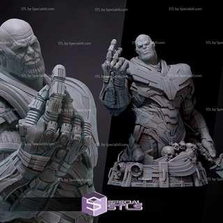 Thanos çatırdamak büst 3d model 3d print model - Mito3D