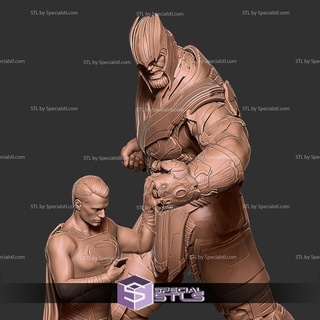 Thanos Super homen 3d modelo cruzamento 3d print model - Mito3D