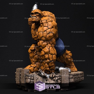 thing 3d model fantastic four action pose 3d print model - Mito3D