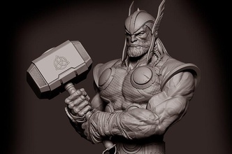 Thor dur cuire merveille 3d print model - Mito3D