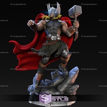 Thor komik versiyon Aşk gök gürültüsü 3d print model - Mito3D