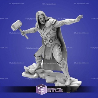 Thor Dios trueno stl archivos 3d print model - Mito3D