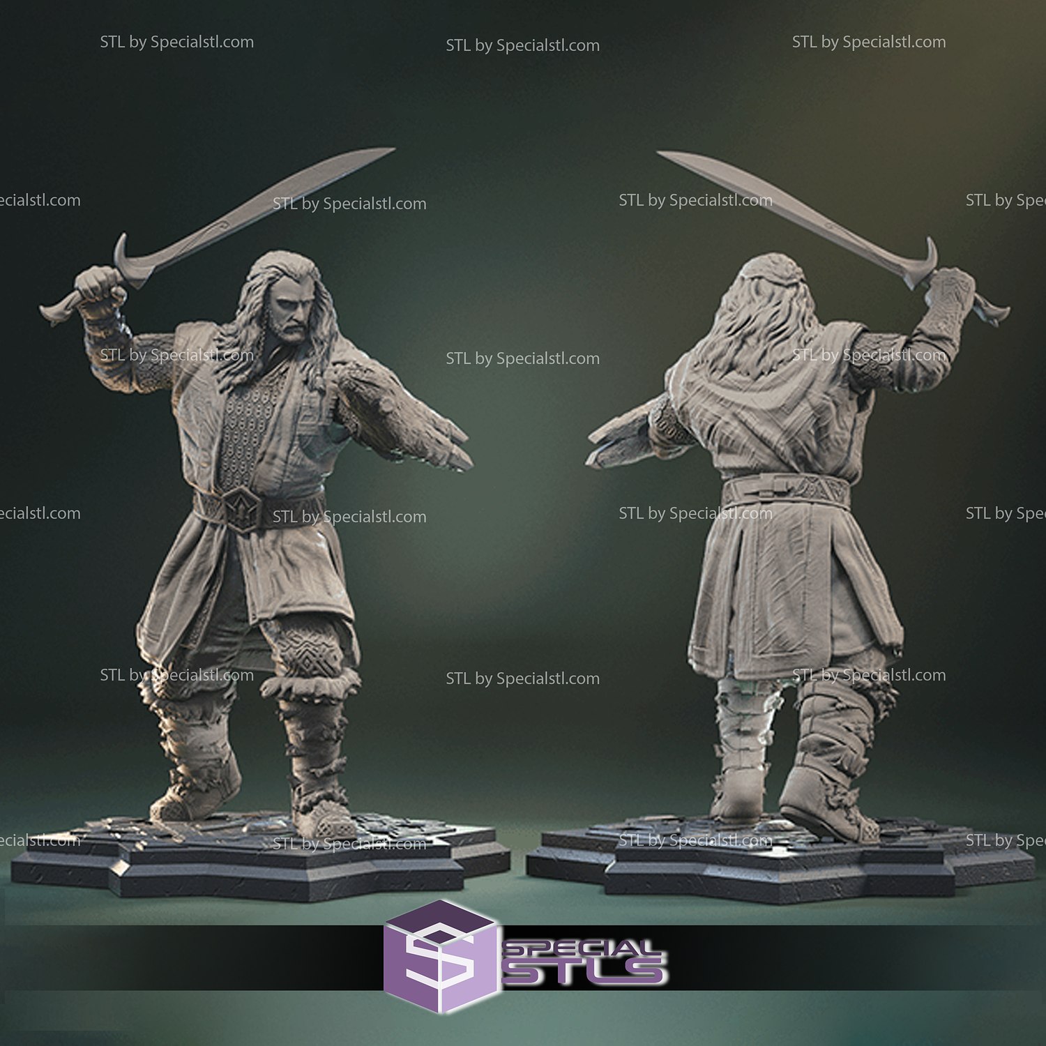 Thorin roblense stl archivos luchando 3D print model - Mito3D