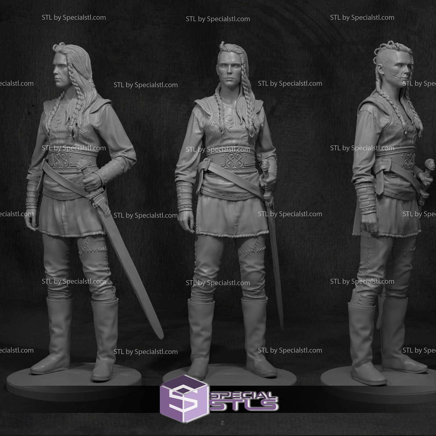 Thorunn vikings 3D print model - Mito3D