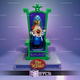 throne king stl files yippee yappee yahooey 3d printable 3d print model - Mito3D