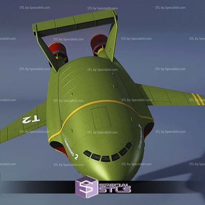 thunderbird 2 tv serie 3d stampante file speciale 3d print model - Mito3D