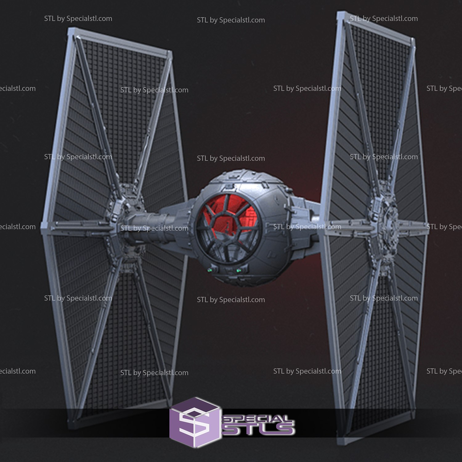 tie fighter stl files star wars 3D print model - Mito3D