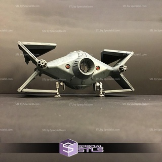 attacher chasseur guerres étoiles 3d impression figurine 3d print model - Mito3D
