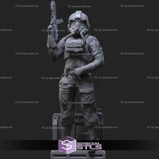 attacher pilote 3d impression figurine guerres étoiles stl dossiers 3d print model - Mito3D