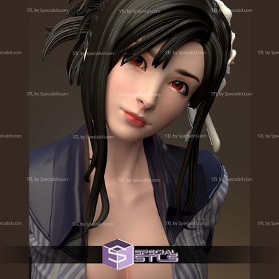 tifa lockhart jean 3d drucker dateien spezialstl 3d print model - Mito3D