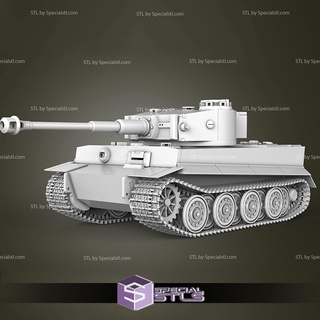 Tigre tanque stl archivos 3d print model - Mito3D