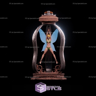 tinker bell nsfw 3d printing figurine v3 disney stl files 3d print model - Mito3D