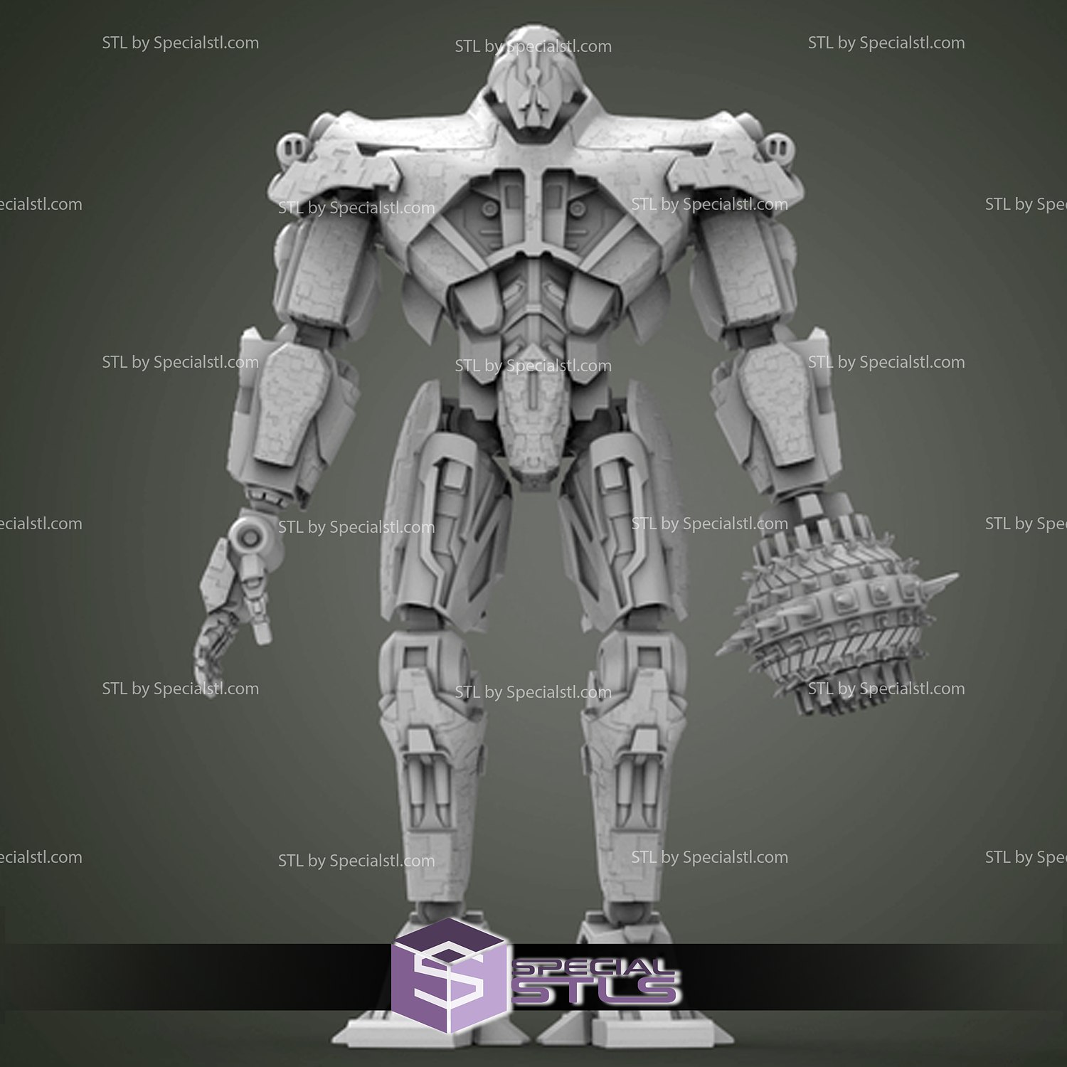 titan redeemer stl files 3D print model - Mito3D